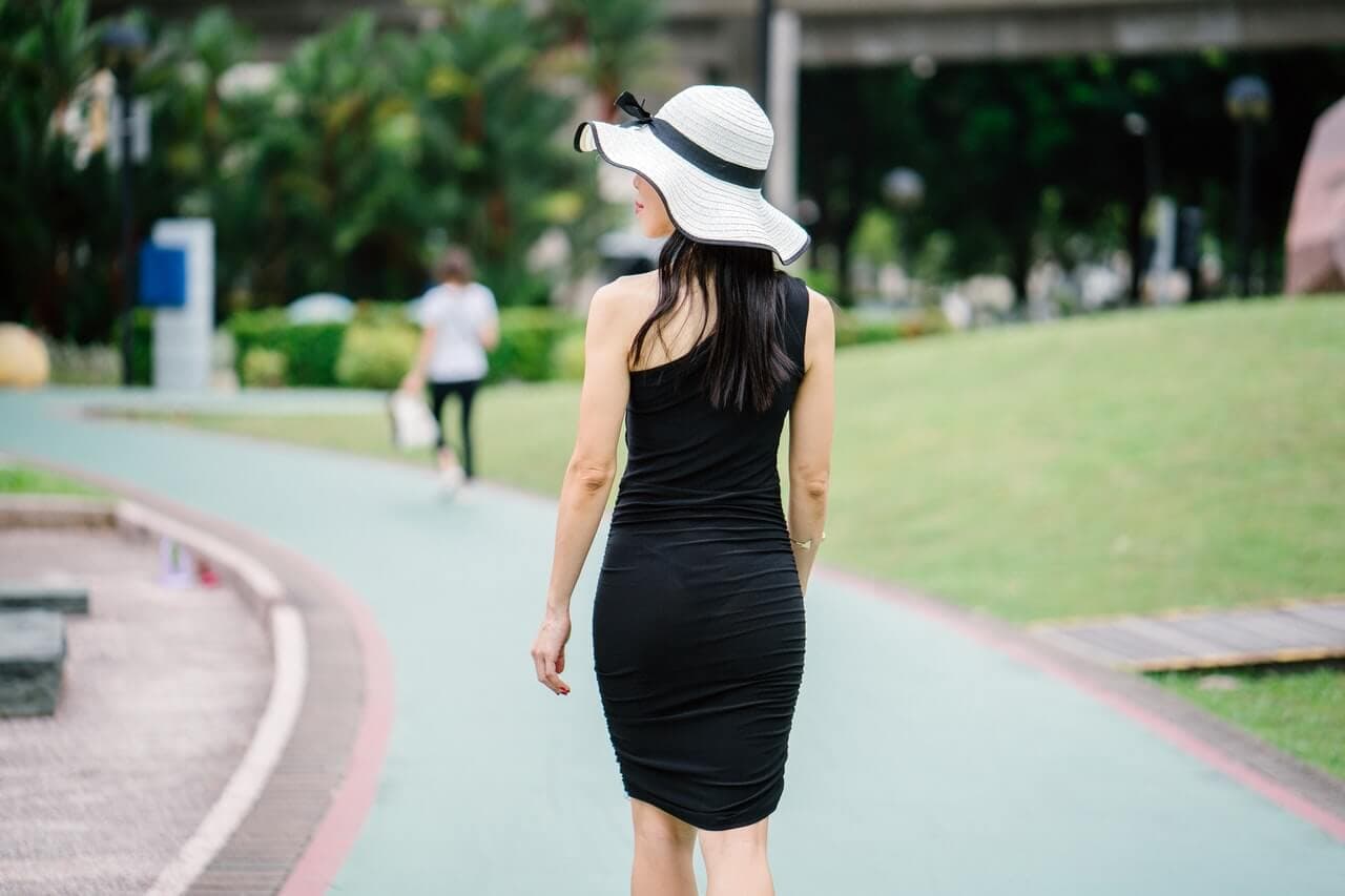 Mulher no parque
