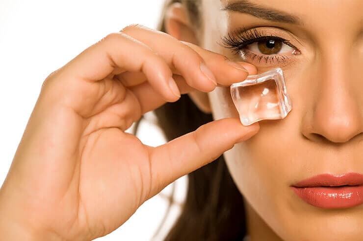conheça os benefícios do gelo em skin care para sua pele