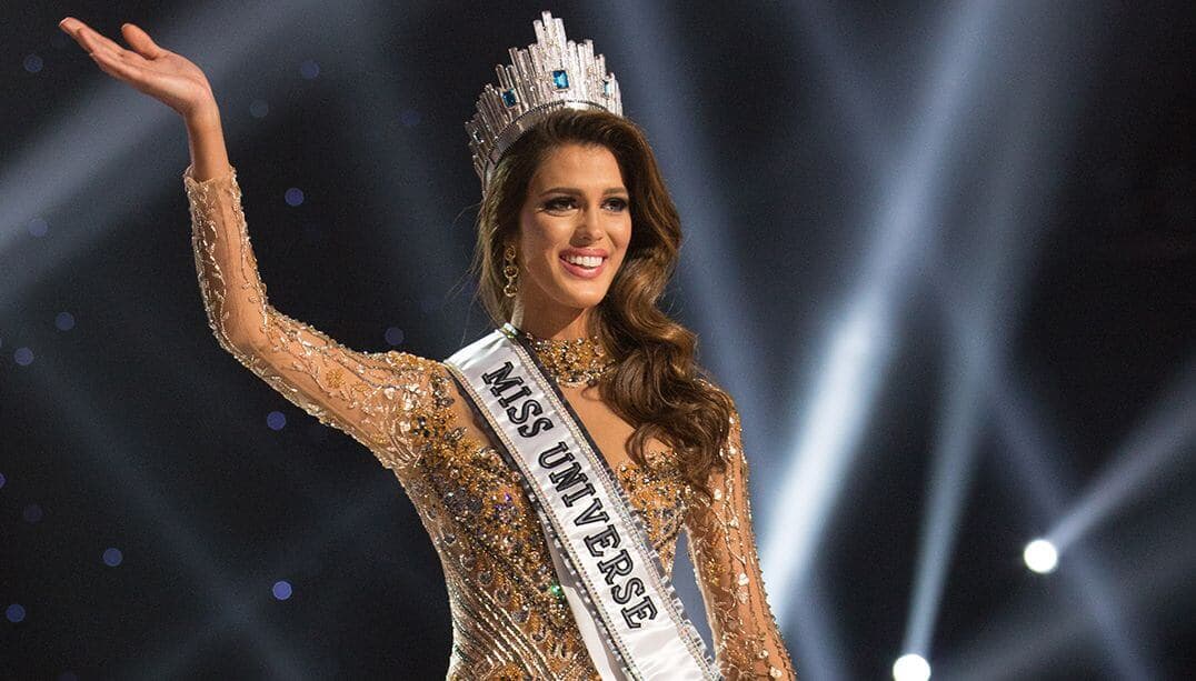 Candidada Vencedora do Miss Universo 2017, a Francesa Iris Mittenaere
