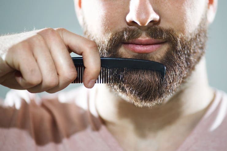 recuperação do transplante de barba